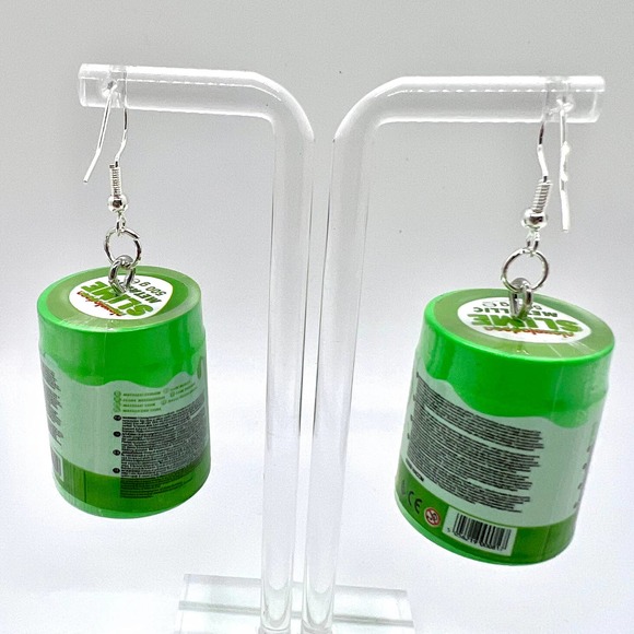 Slime Earrings - Nickelodeon Green Slime Earrings - Mini Brands Earrings - Picture 4 of 6